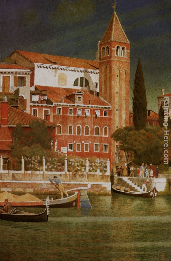 Joseph Edward Southall The Tower of San Vitale